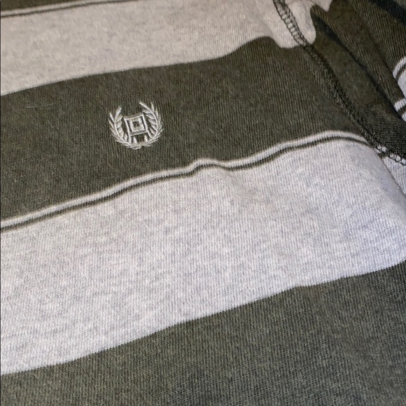 green and grey striped sweater - Picture 2 of 3